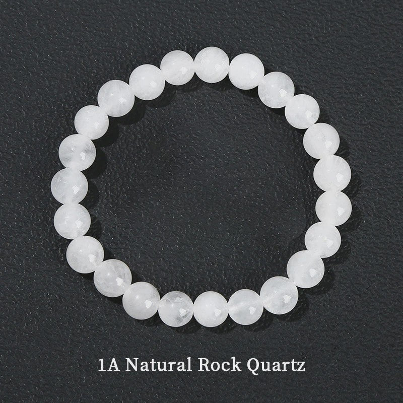Natuurstenen Kralen Armband - Lapis Lazuli, Amethist, Rozenkwarts & meer