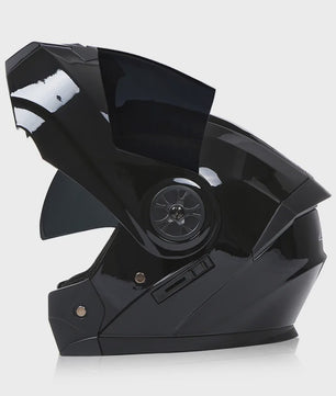 BLD Modulaire Flip-Up Motorhelm met Dubbele Lens - Veiligheid & Comfort voor Motocross