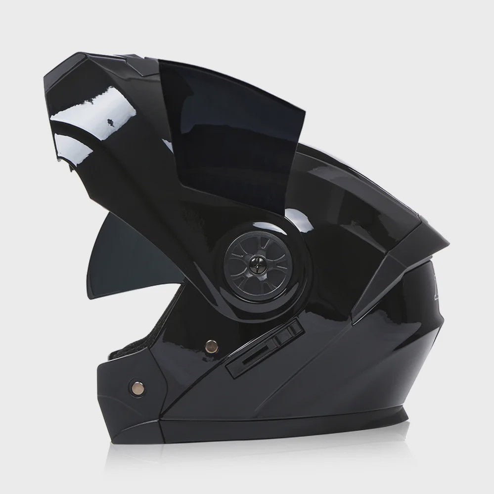 BLD Modulaire Flip-Up Motorhelm met Dubbele Lens - Veiligheid & Comfort voor Motocross