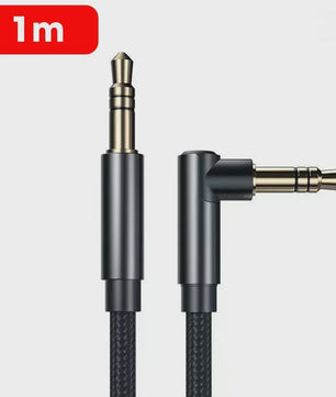 3.5mm Jack Audio Kabel 90 Graden Hoek Male-Male - Universele Aux Kabel voor Auto, Telefoon, Speaker