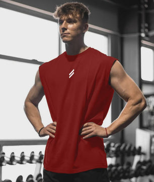 Heren Tanktop Zonder Mouwen - Sneldrogend & Ademend voor Fitness en Sport