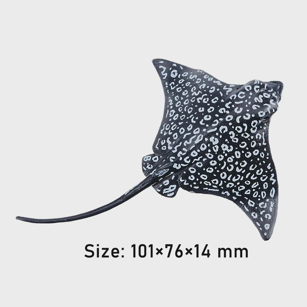 Toymany Manta Ray Speelfiguur - Realistische Oceaan Dieren Model, Cadeau voor Kinderen