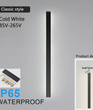 Dimbaar LED Buiten Wandlamp IP65 Waterdicht - 60cm tot 200cm
