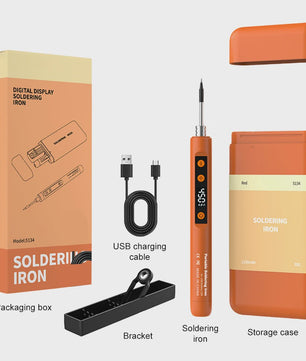 15W USB Slimme Soldeerbout Set met Temperatuurregeling en Type-C
