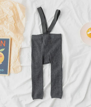 Baby Leggings met Bretels - Hoge Taille & Elastisch - Lente Kleding voor Jongens en Meisjes (1-2 Jaar)