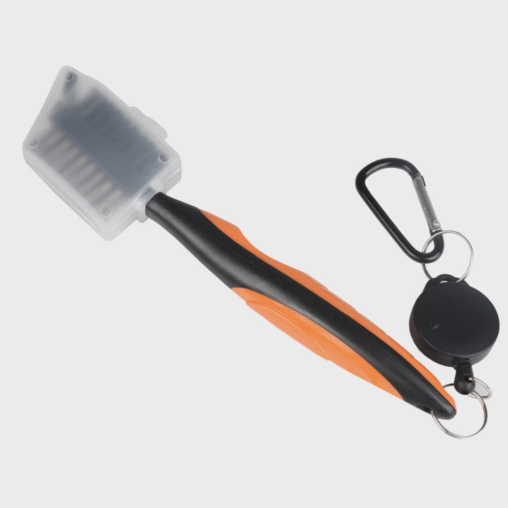 Golfclub Borstel & Groove Cleaner met Intrekbare Karabijnhaak