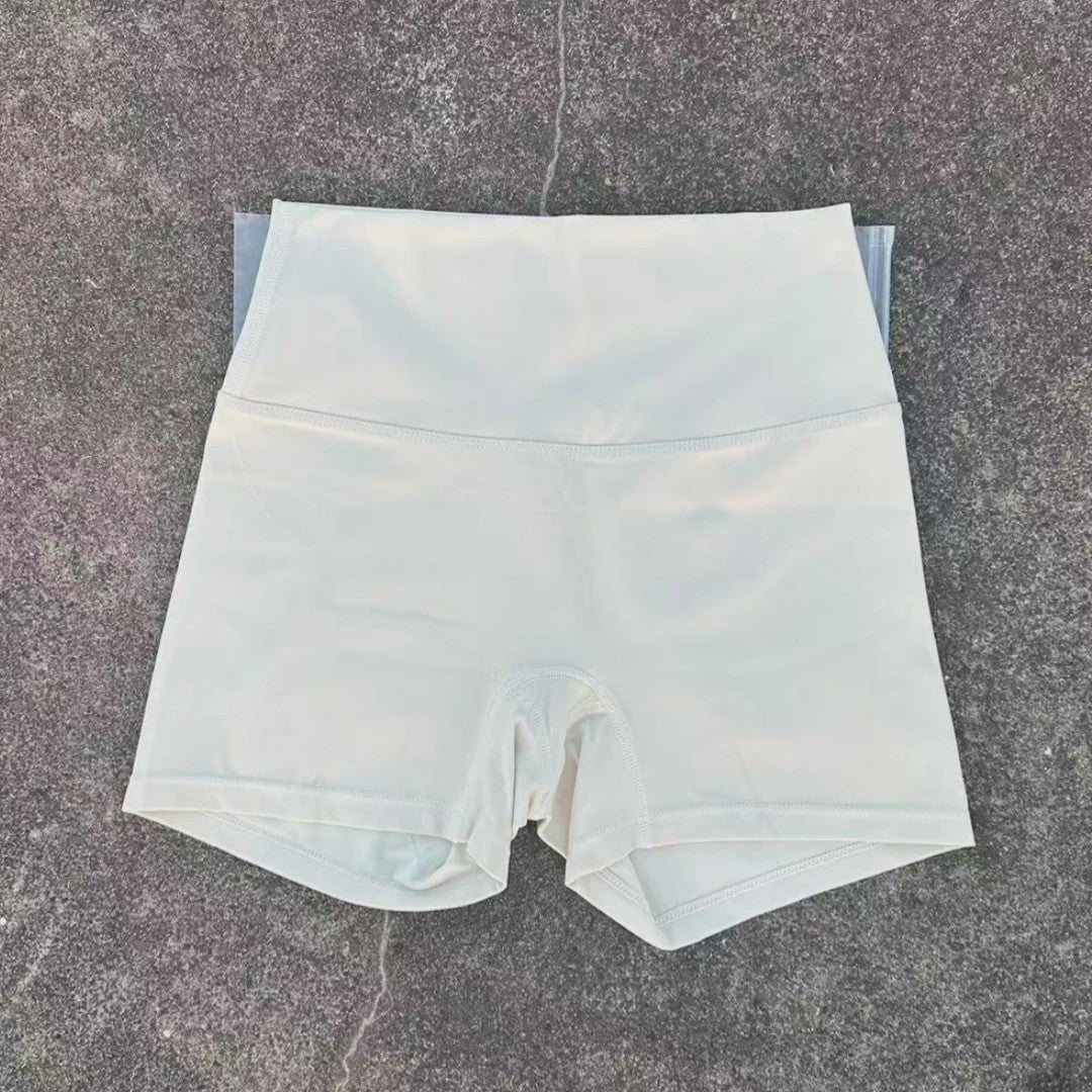 Hoge Taille Compressie Sportshorts voor Dames - Squat Proof & Zacht