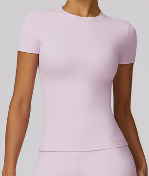 NCLAGEN Sport T-shirt Dames - Ademend & Stretchy Korte Mouw voor Yoga, Fitness & Hardlopen
