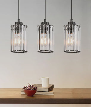 Moderne Kristallen Hanglamp voor Eettafel, Woonkamer & Keuken - E27 Fitting