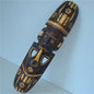 Handgesneden Afrikaans Houten Masker - Decoratieve Muurdecoratie met Tribale Kunst (50cm)