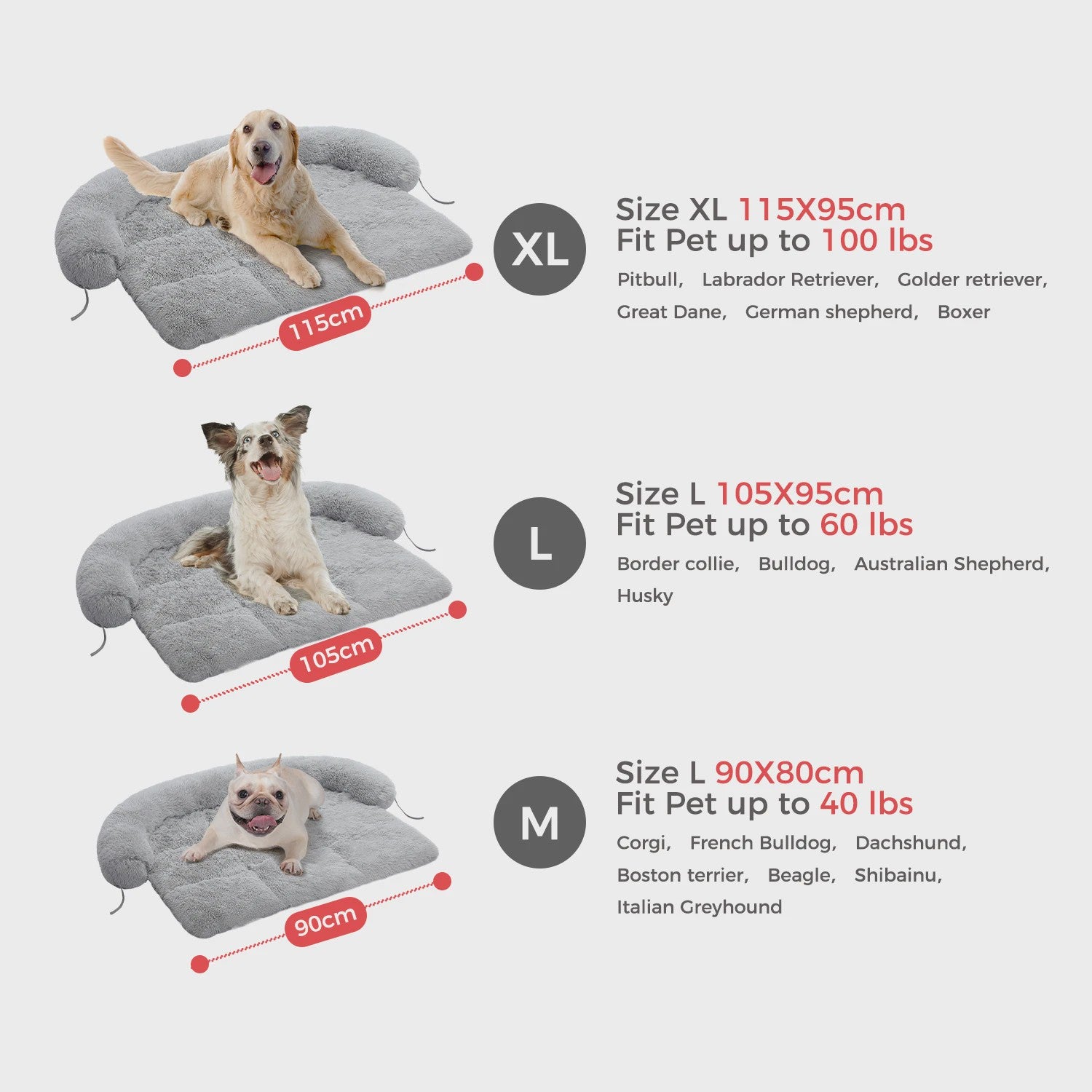 Luxe Fluffy Hondenkussen - Extra Zacht & Wasbaar Hondensofa voor Winterse Warmte