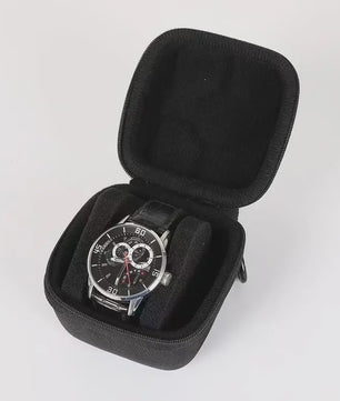 Luxe Horloge Reiskoffer - Harde Rol Organizer met Rode Voering voor 1, 2, 3, 5, 6 of 10 Horloges