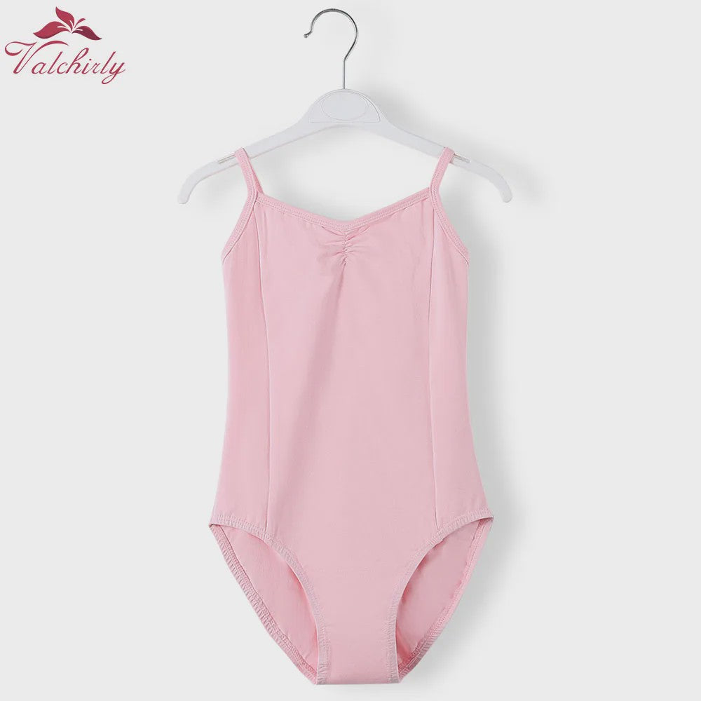 Meisjes Ballet Leotard met Bandjes - Katoen - Dans & Gymnastiek