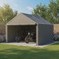 Donkergrijze Fietsenstalling Tent - 305x296x233cm - Outdoor Opslag voor Fietsen & Tuin Gereedschap