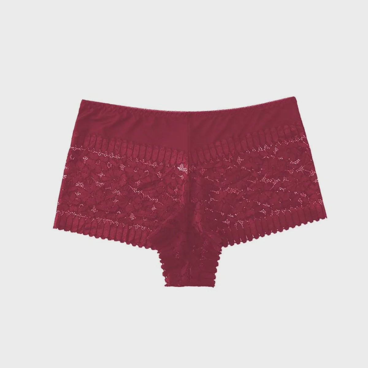 Luxe Kanten Boyshorts met Hoge Taille en Sexy Uitsnijdingen - Verkrijgbaar in Plus Size
