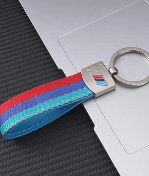Luxe Lederen Sleutelhanger BMW M - Sportief Design voor BMW 1-7 Serie, X1-X7