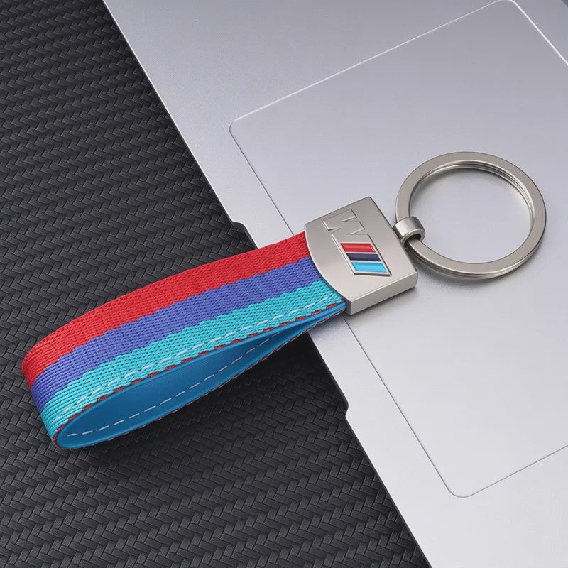 Luxe Lederen Sleutelhanger BMW M - Sportief Design voor BMW 1-7 Serie, X1-X7