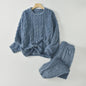 Dames Pyjama Set Herfst/Winter - Zacht Coral Velvet Jacquard Loungewear