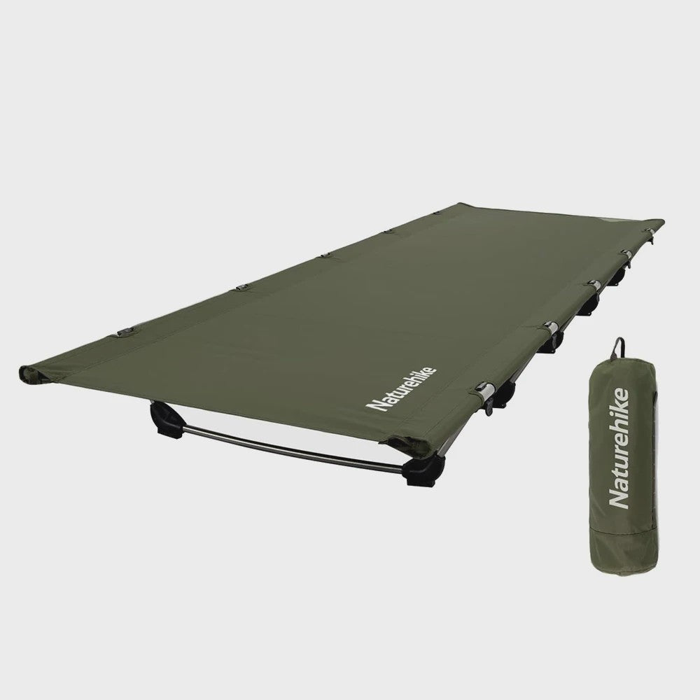 Naturehike Opklapbaar Campingbed - Draagbaar en Comfortabel voor Outdoor Avonturen (190x65cm)