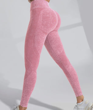 Naadloze Hoge Taille Yoga Legging - Hip Lifting & Ademend voor Sport