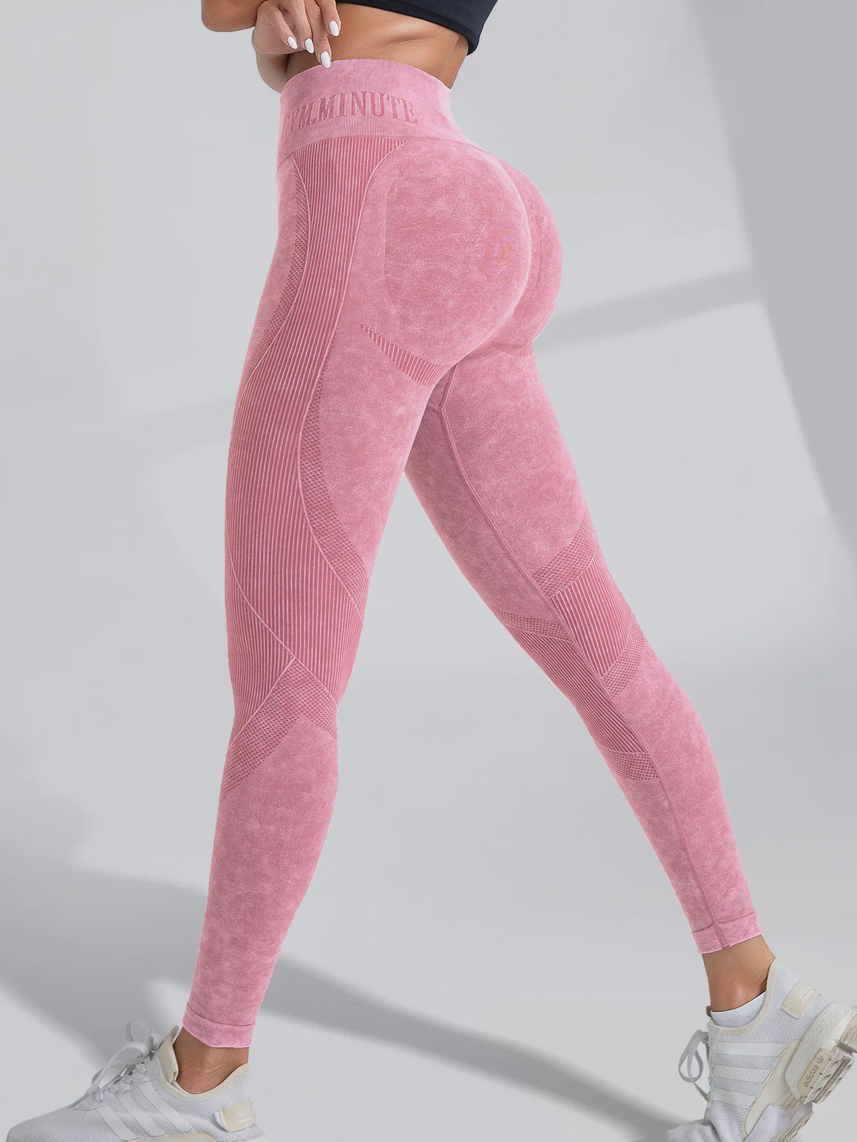 Naadloze Hoge Taille Yoga Legging - Hip Lifting & Ademend voor Sport