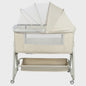 4-in-1 Baby Co-Sleeper Crib: Verstelbaar, Kantelbaar, Wielen met Rem, Matras, 0-24 Maanden