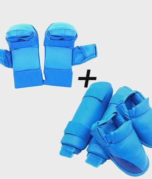 Karate Sparring Set: Hand- en Scheenbeschermers voor Training en Wedstrijd