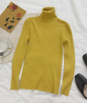 Dames Gebreide Turtleneck Trui - Slim Fit Koreaans Stijl | Herfst & Winter Collectie