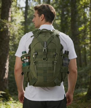 Tactische Rugzak 35L - Molle Systeem, Reflecterende Strips, Outdoor & Hiking