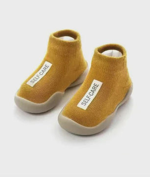 Zachte Babyschoentjes Sokken - Antislip Loopzool voor Eerste Stapjes