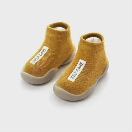 Zachte Babyschoentjes Sokken - Antislip Loopzool voor Eerste Stapjes