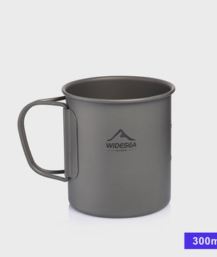 Widesea Titanium Camping Mok - Lichtgewicht & Duurzaam Outdoor Tafelgerei