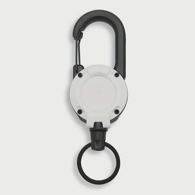 Intrekbare Sleutelhanger met Karabijnhaak - Heavy Duty Clip voor Tassen & Outdoor