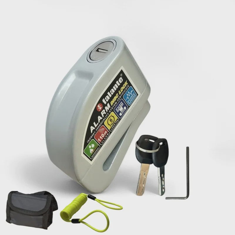 Motor & Fiets Alarm Schijfrem Slot - Aluminiumlegering met 110dB Alarm & Waterdicht