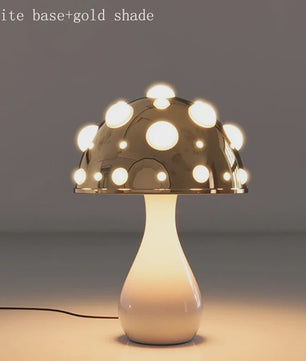 Amanita Paddenstoel Lamp met LED - Sfeervolle Decoratie voor Woonkamer & Nachtkastje
