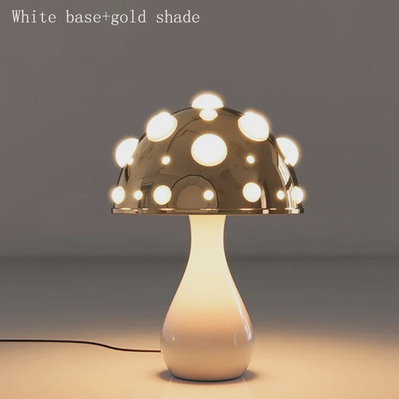 Amanita Paddenstoel Lamp met LED - Sfeervolle Decoratie voor Woonkamer & Nachtkastje