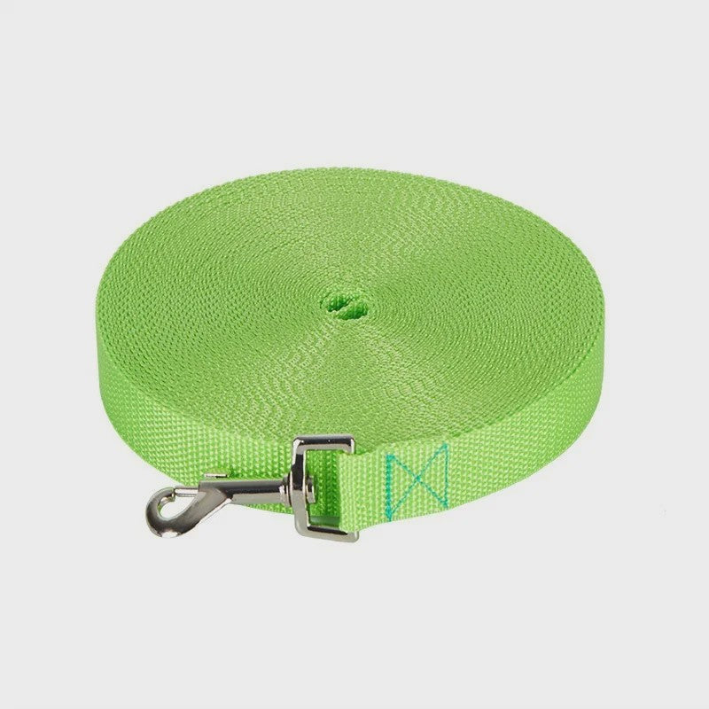 Lange Hondentrainingslijn Nylon - 1.2M tot 30M - Duurzaam & Veilig