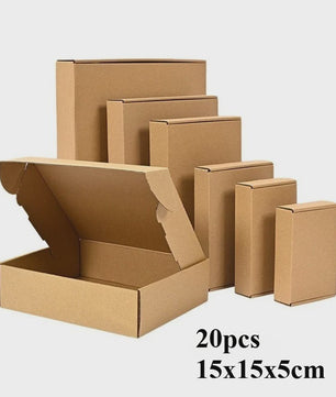 Set van 10 of 20 Bruine Kartonnen Verzenddozen & Mailers - Stevig Kraftpapier