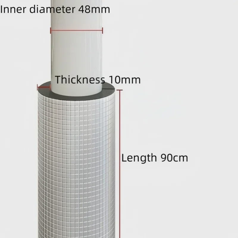 Zelfklevende Schuim Pijpisolatie met Aluminiumfolie - 16-60mm