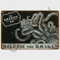 Vintage Metalen Bord - Decoratieve Wanddecoratie voor Pub, Keuken, Bar & Man Cave