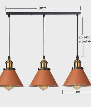 Retro Hanglamp Loft Stijl - Industriële Plafondlamp met E27 Fitting