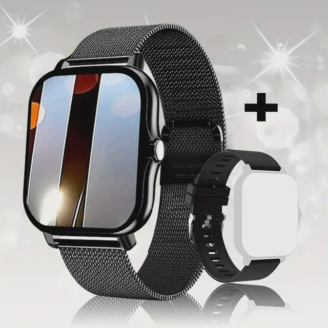 Lenovo Smartwatch 1.83'' - Waterdicht, Fitness Tracker, Bellen & Gezondheidsmonitor (iOS/Android)