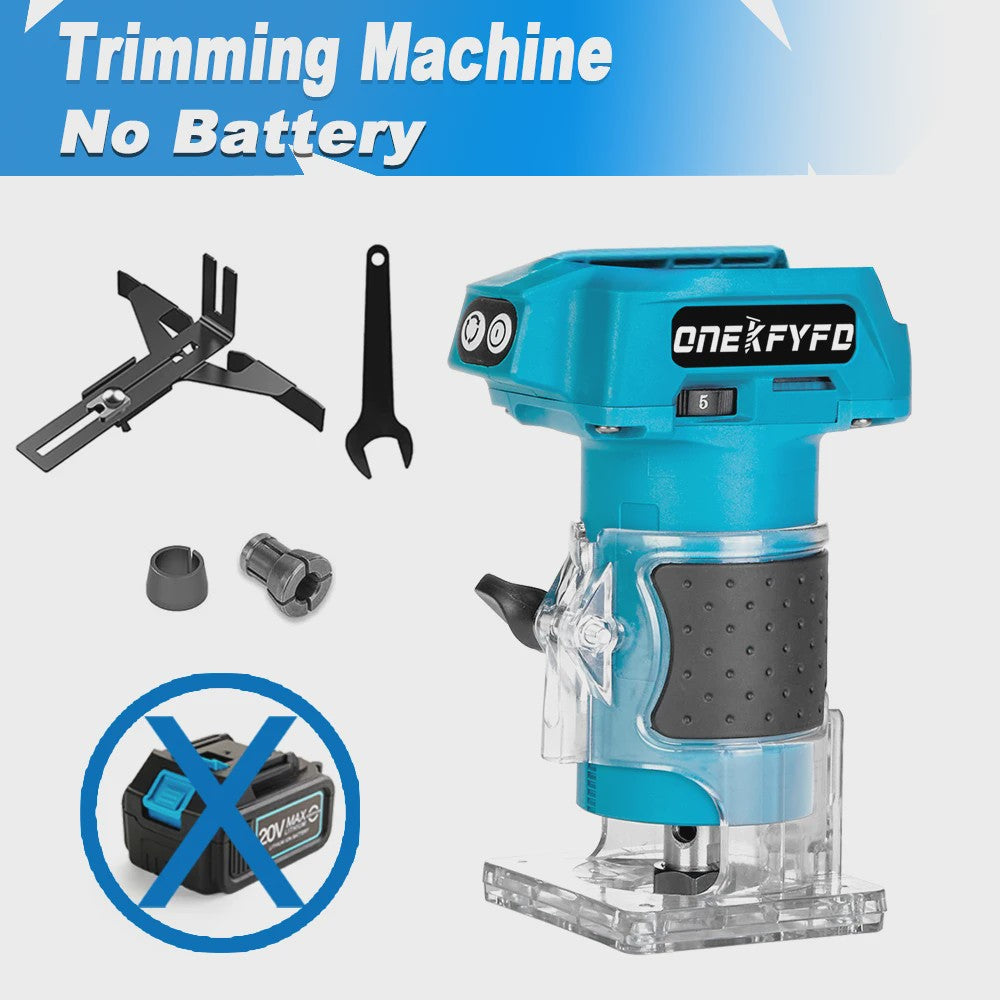 Accu Freesmachine met 5 snelheden - Borstelloze Motor - Houtbewerking & Frezen