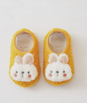 Schattige Konijn Pluche Slofjes voor Kinderen - Zacht & Antislip Binnenshuis