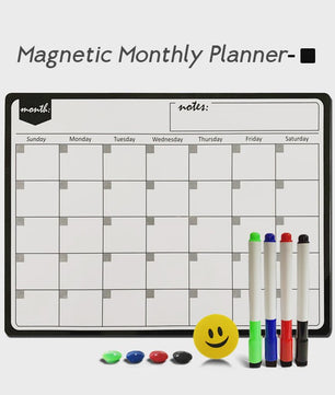 Flexibel Magnetisch Weekplanner Whiteboard A3 - Ideaal voor Koelkast & Kantoor