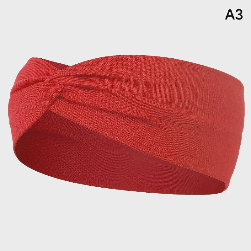 Brede Elastische Sport Hoofdband - Zweetabsorberend & Antislip voor Dames