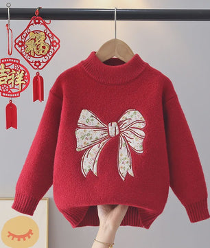 Schattige Gebreide Trui voor Meisjes - Elegante Winterkleding voor Kinderen
