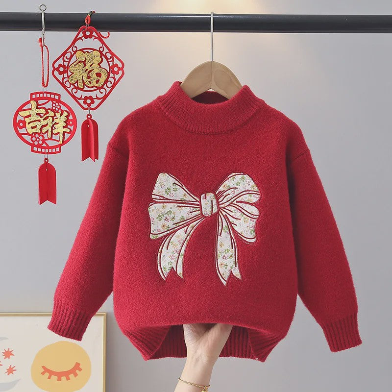 Schattige Gebreide Trui voor Meisjes - Elegante Winterkleding voor Kinderen