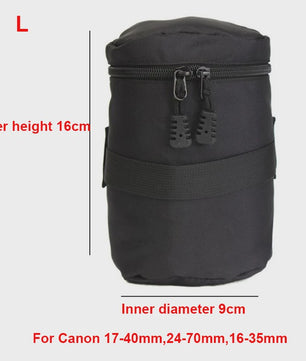 Draagbare Cameratas voor Lenzen - Beschermende Pouch voor DSLR/Mirrorless Camera Accessoires