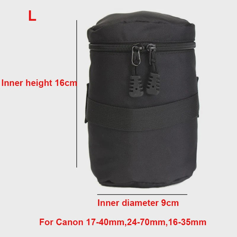 Draagbare Cameratas voor Lenzen - Beschermende Pouch voor DSLR/Mirrorless Camera Accessoires